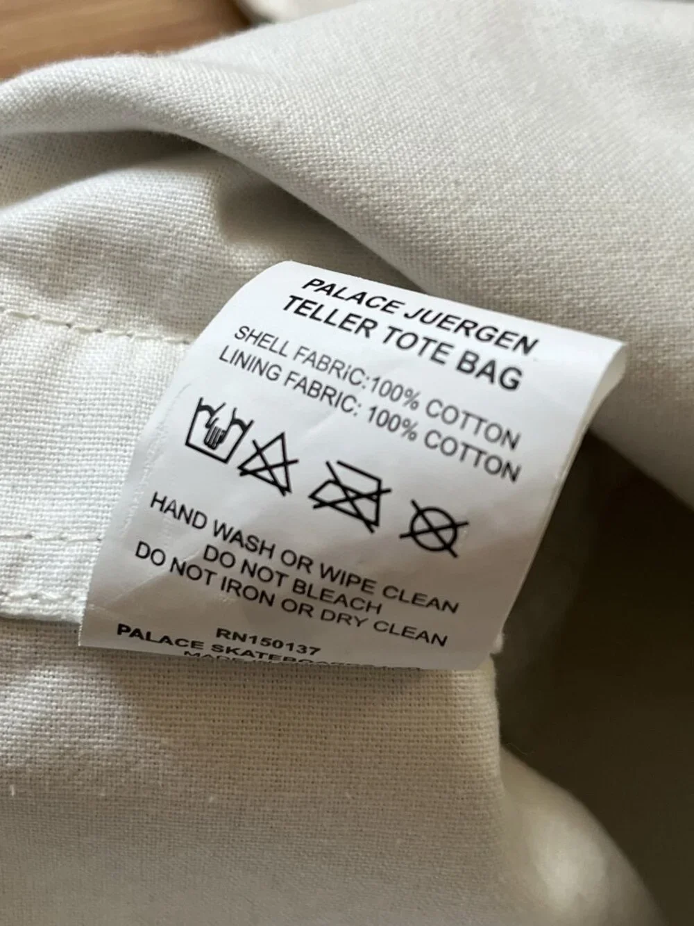 Palace Skateboards Juergen Teller Frog Tote Bag SS21